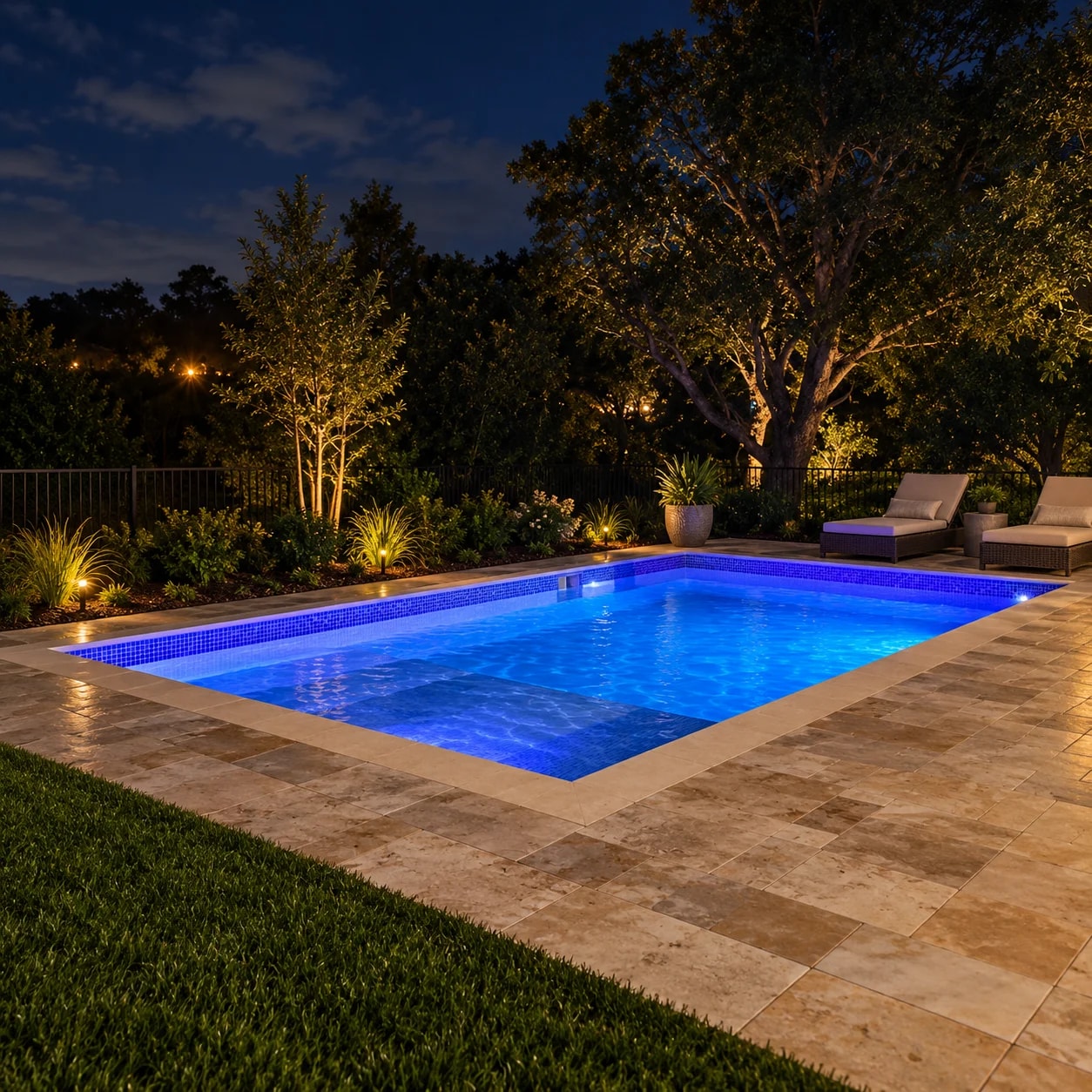 Coconut Grove Night Pool, Coconut Grove, Miami